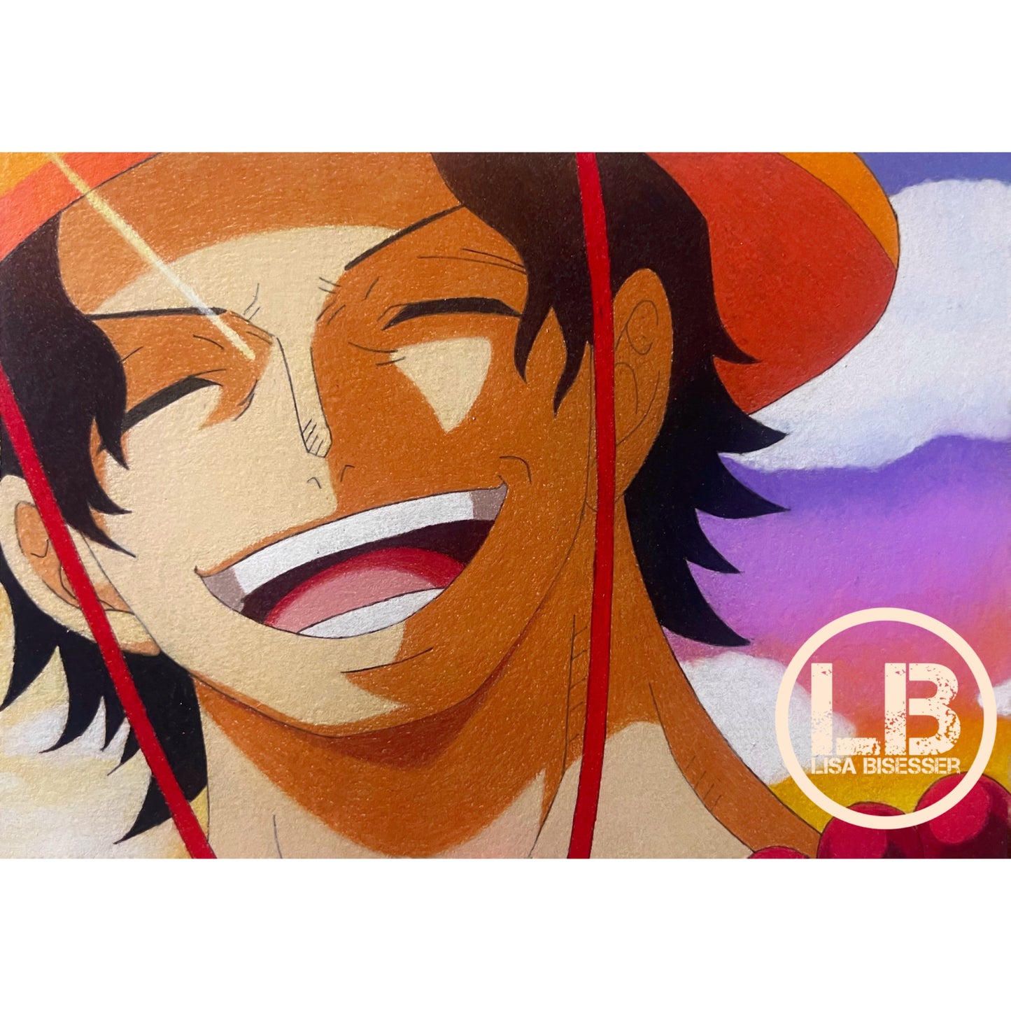 Portgas D. Ace Smile - Art Print
