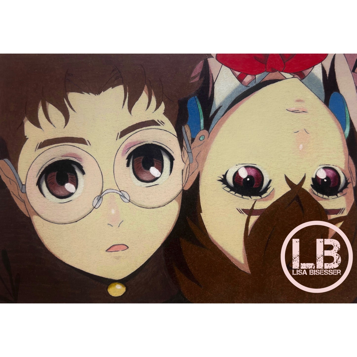 Okurun and Momo - Art Print