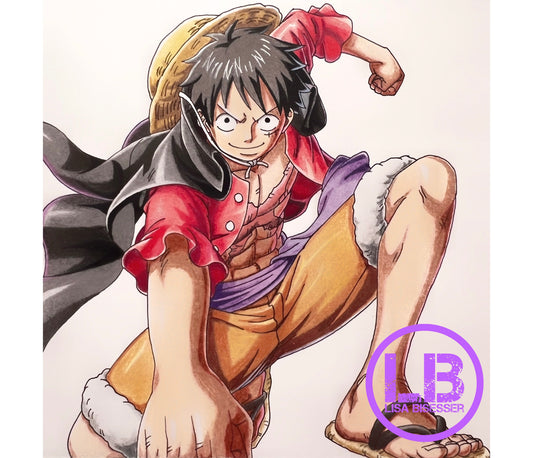 Captain Luffy - Art Print