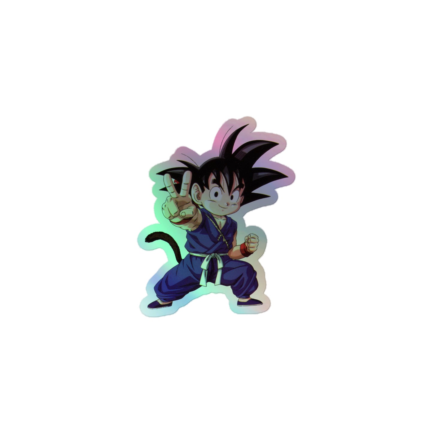 Goku Holographic Sticker