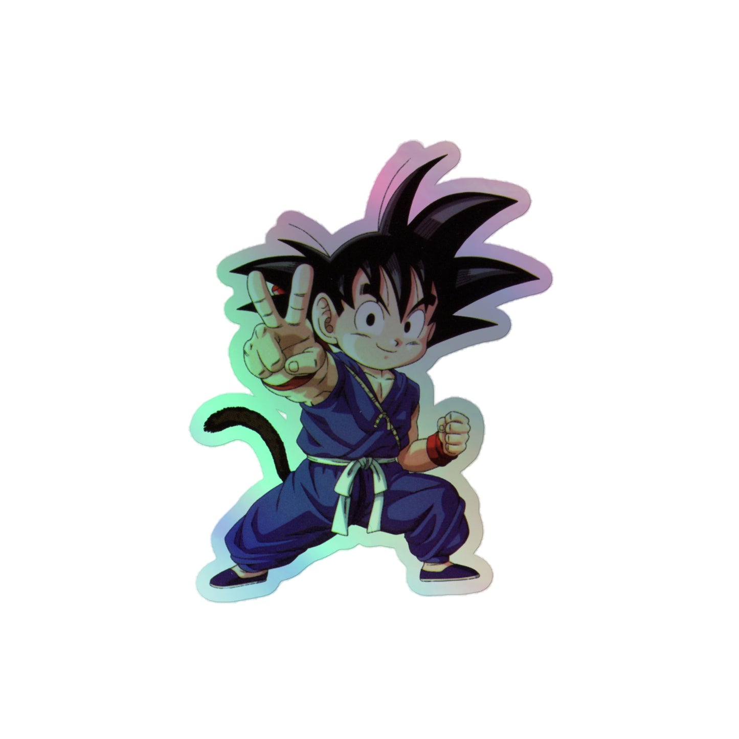 Goku Holographic Sticker