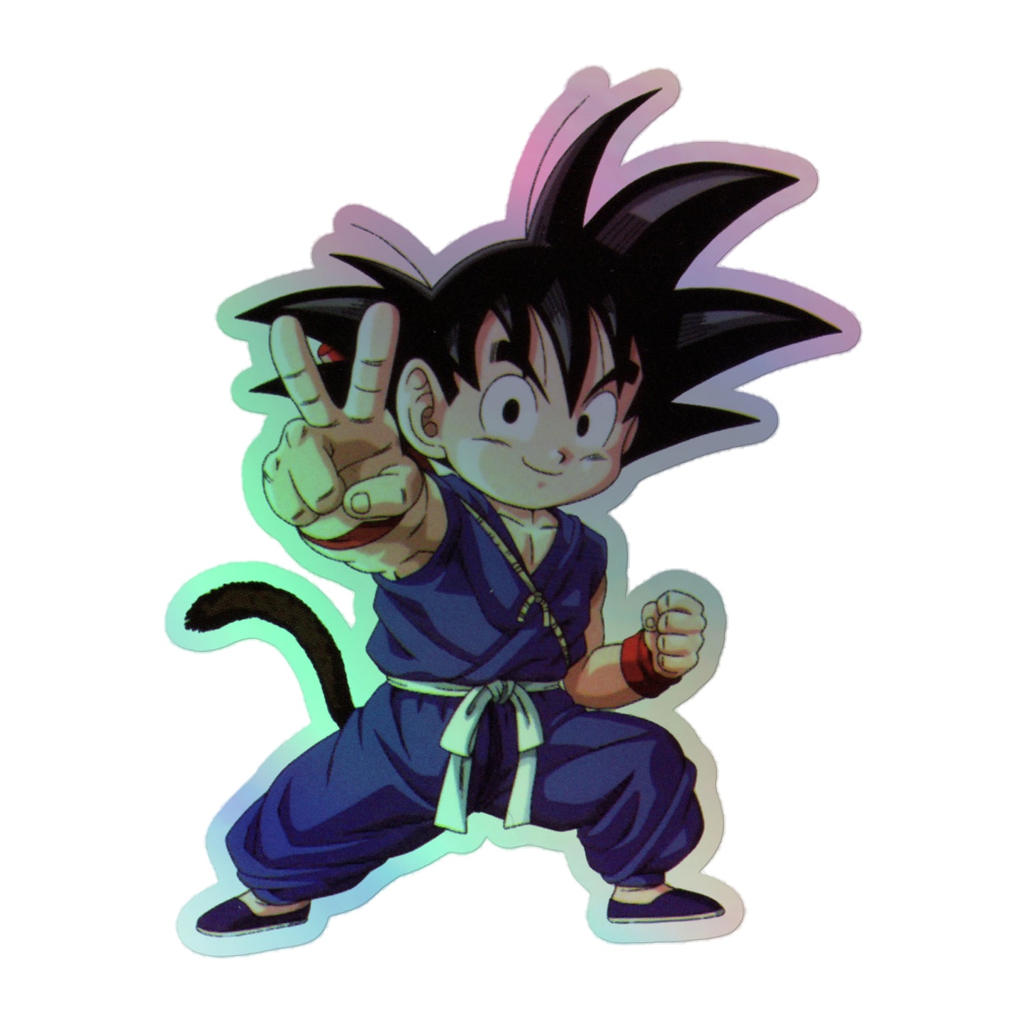 Goku Holographic Sticker