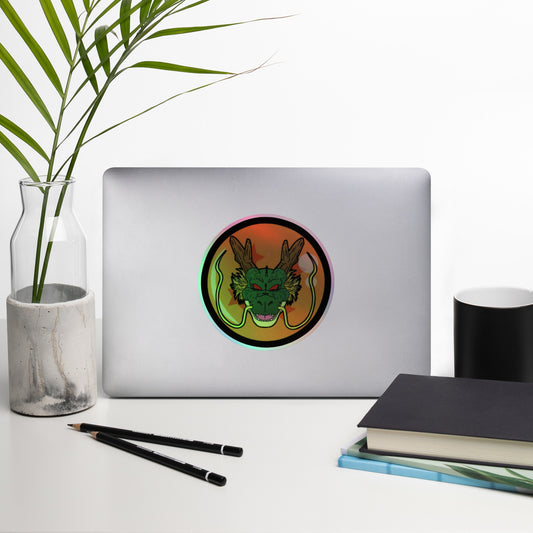 Shenron Round Holographic stickers