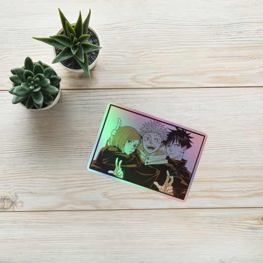 JJK Friends Holographic stickers