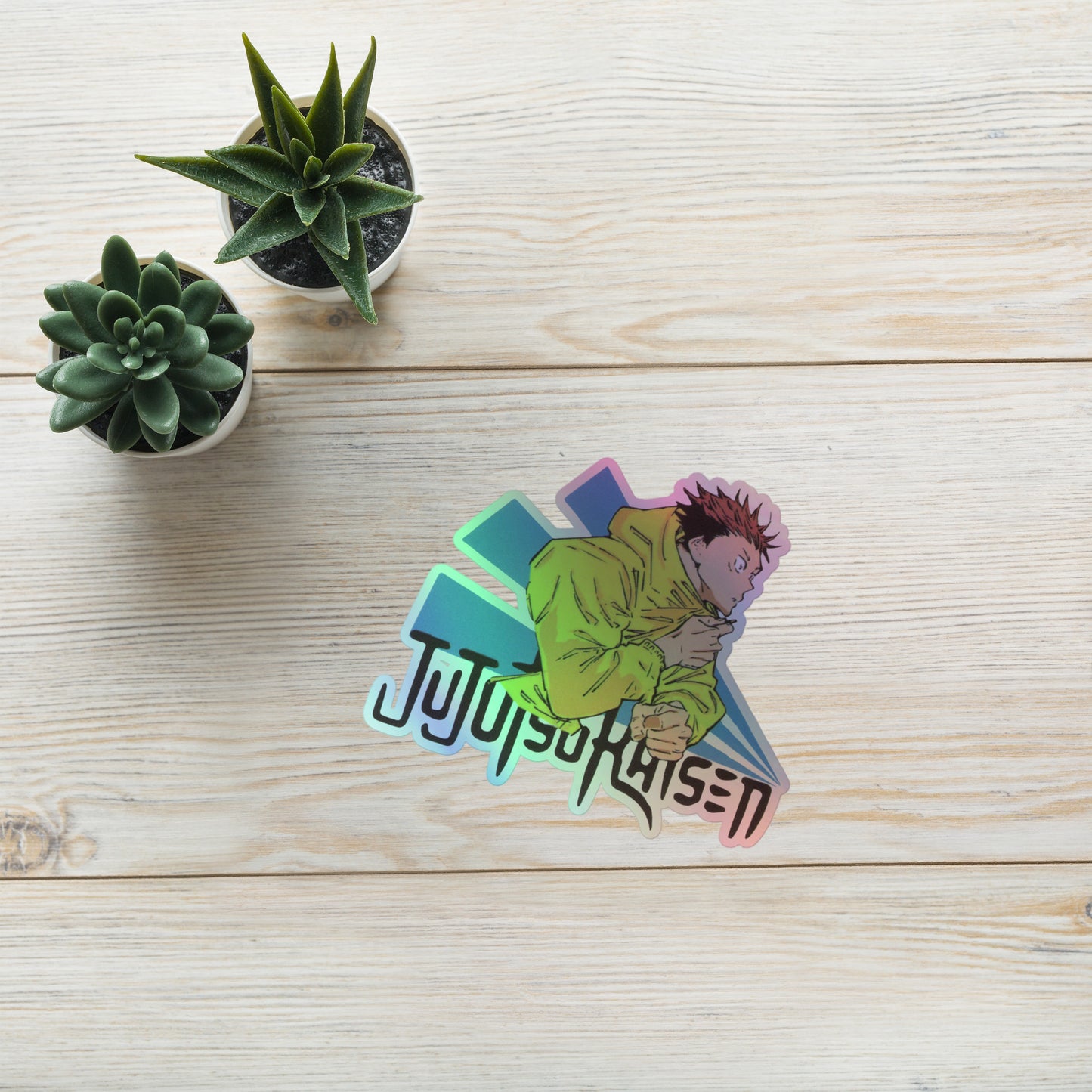 Yuji JJK Logo Holographic stickers