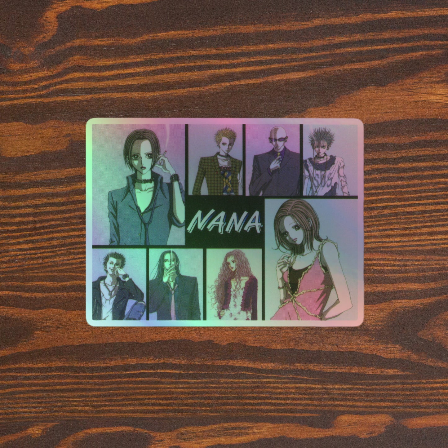 Nana Poster Holographic stickers