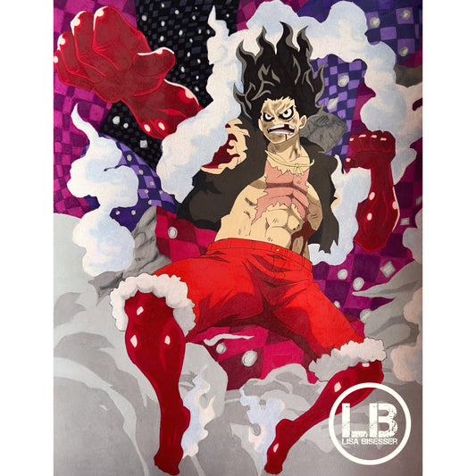 Luffy 4th Gear Snakeman- Art Print