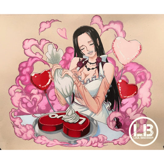 Valentines Day Boa Hancock- Art Print