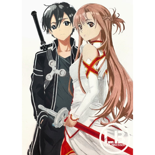 Kirito and Asuna - Art Print